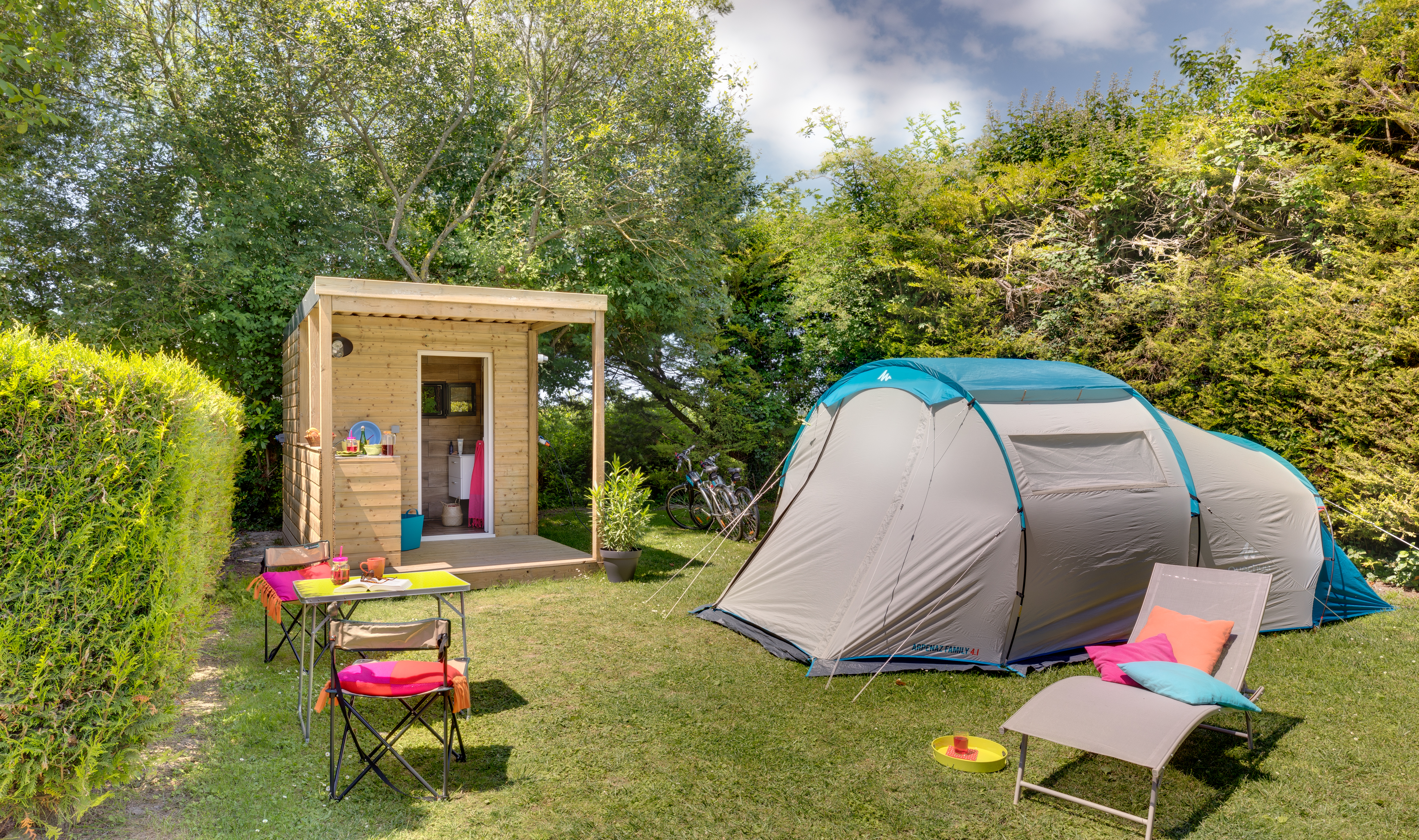 Emplacements de camping spacieux et arborés en Bretagne