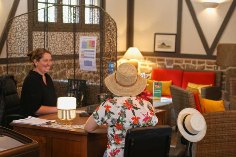 Réception camping Les Couesnons