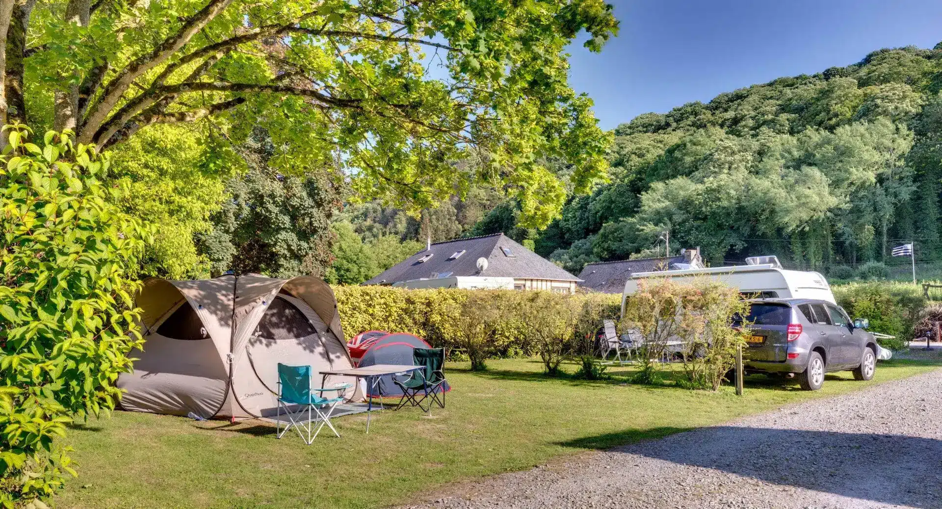 Komfort Stellplatz in der Natur nahe dem Mont-Saint-Michel